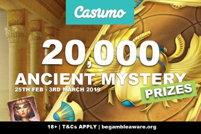 Unearth Real Money At Casumo Casino In Ancient Mystery Promo