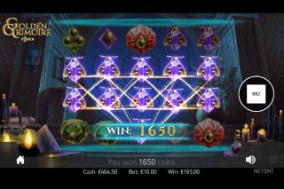 Golden Grimoire Mobile Slot Win