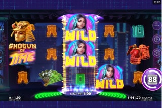 Shogun of Time Slot Reel Split Respins