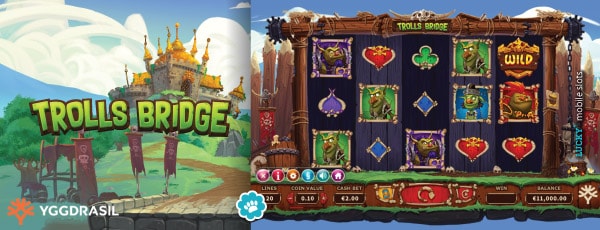 Yggdrasil Trolls Bridge Mobile Slot Game
