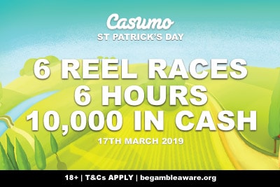 Casumo Mobile Casino St Patrick's Day Reel Races