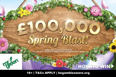 Mr Green Mobile Casino 100,000 Spring Blast