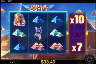 Reels of Egypt Slot Multipliers