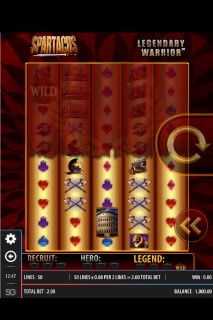Spartacus Legendary Warrior Mobile Slot Game