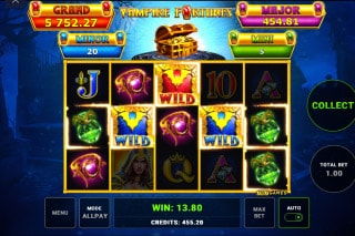 Vampire Fortunes Slot Wilds