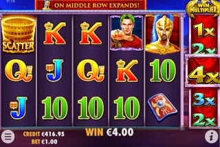 Wild Gladiators Slot Bonus Game