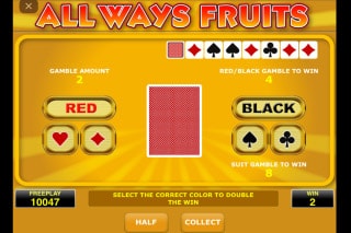 All Ways Fruits Slot Gamble Feature