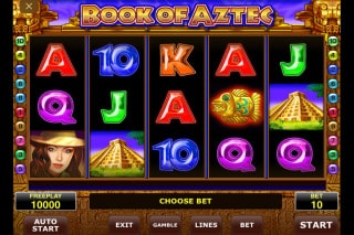 Book Of Aztec Mobile Slot Game
