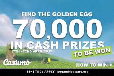 Win A Share Of 70,000 In The Casumo Casino Easter Promotion