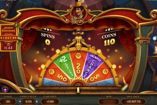 Dr Fortuno Slot Wheel Bonus