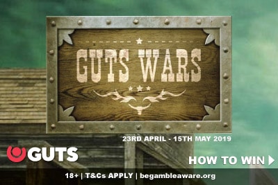 Win Free Spins & Real Money Prizes In The Guts Wars