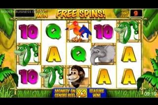 Monkey Business Deluxe Slot Free Spins Bonus