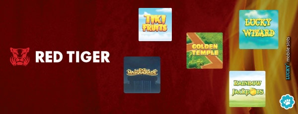 Sample Collection of Red Tiger Gaming Slots