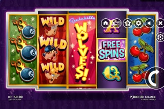 Rockabilly Wolves Mobile Slot Game