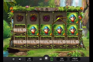 Caveman Bob Mobile Slot Wild Win