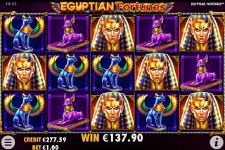Egyptian Fortunes Slot Free Spins Win