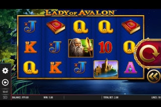 Lady of Avalon Mobile Slot Machine