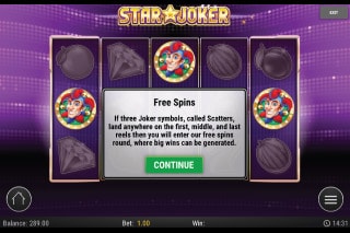 Play'n GO Star Joker Slot Free Spins Tutorial
