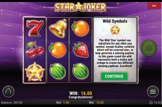 Star Joker Wild Symbols Tutorial