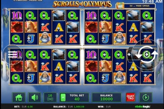 Scrolls of Olympus Quattro Slot Machine