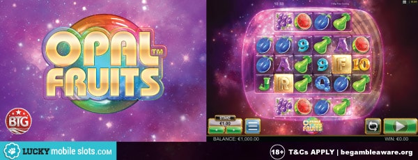 BTG Opal Fruits Slot Machine On iPad