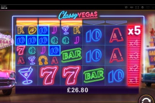Classy Vegas Slot Multiplier Win