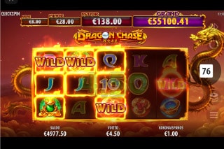 Dragon Chase Slot Wildfire Bonus