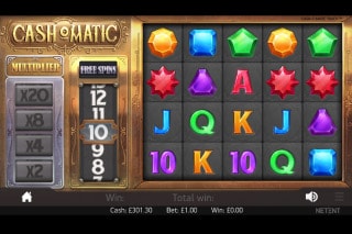 NetEnt Cash O Matic Video Slot