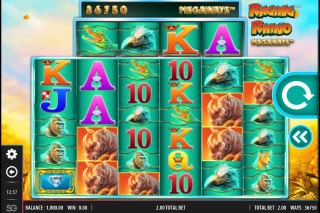 Raging Rhino Megaways Mobile Slot Game