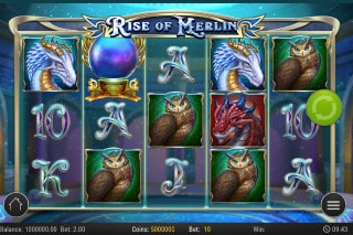Rise of Merlin Mobile Slot Game