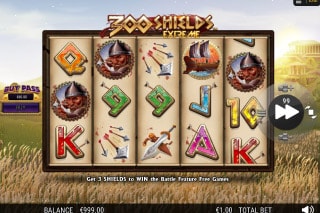 300 shields extreme slot wins