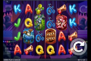 Respin Circus Mobile Slot Game