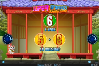 Super Graphics Lucky Cats Mobile Slot Free Spins
