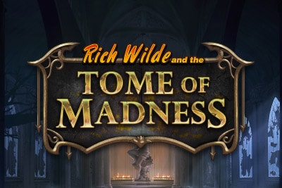 Rich Wilde Tome of Madness Mobile Slot Logo