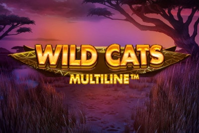 Wild Cats Multiline Mobile Slot Logo