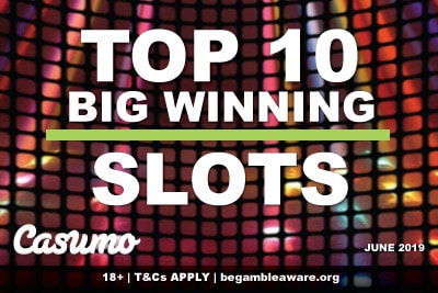 Casumo Casino Slots With Big Wins In June 2019