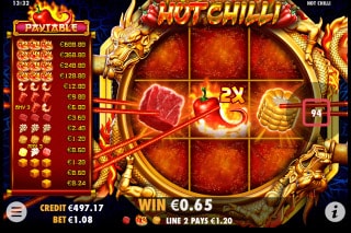Hot Chilli Slot Multiplier Win