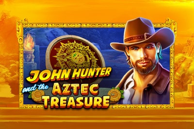 John Hunter and the Aztec Treasure Mobile Slot Logo