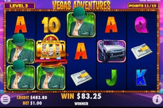 Vegas Adventures Slot Free Spins Level 3