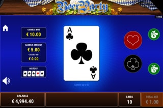 Beer Party Slot Gamble Feature