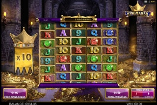Kingmaker Megaways Slot Bonus With Multipliers