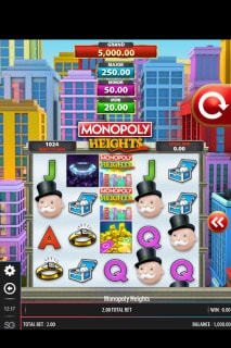 Monopoly Heights Mobile Slot Game