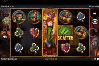 Sinister Circus Slot Wild