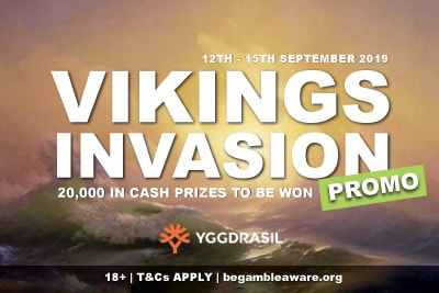 Yggdrasil Vikings Invasion Promo - Win Real Cash Prizes