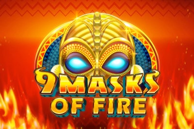 9 Masks Of Fire Mobile Slot Logo