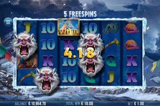 9K Yeti Slot Free Spins Bonus