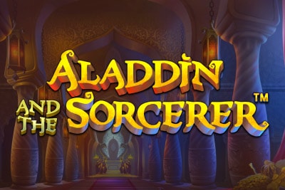 Aladdin And The Sorcerer Mobile Slot Logo