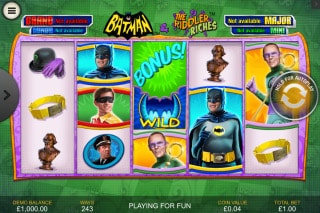 Batman and the Riddler Riches Mobile Slot