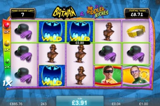 Batman and the Riddler Riches Slot Free Spins