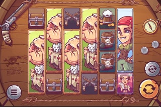 Filthy Pirates Slot Stacked Symbols